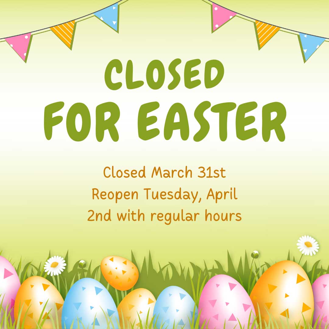 Cafe Catron is closed on Easter